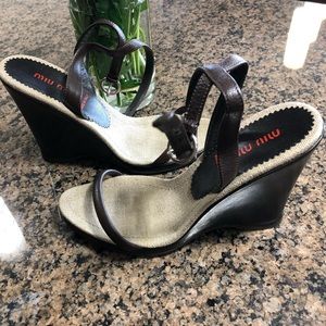 Miu Miu Platform Heels